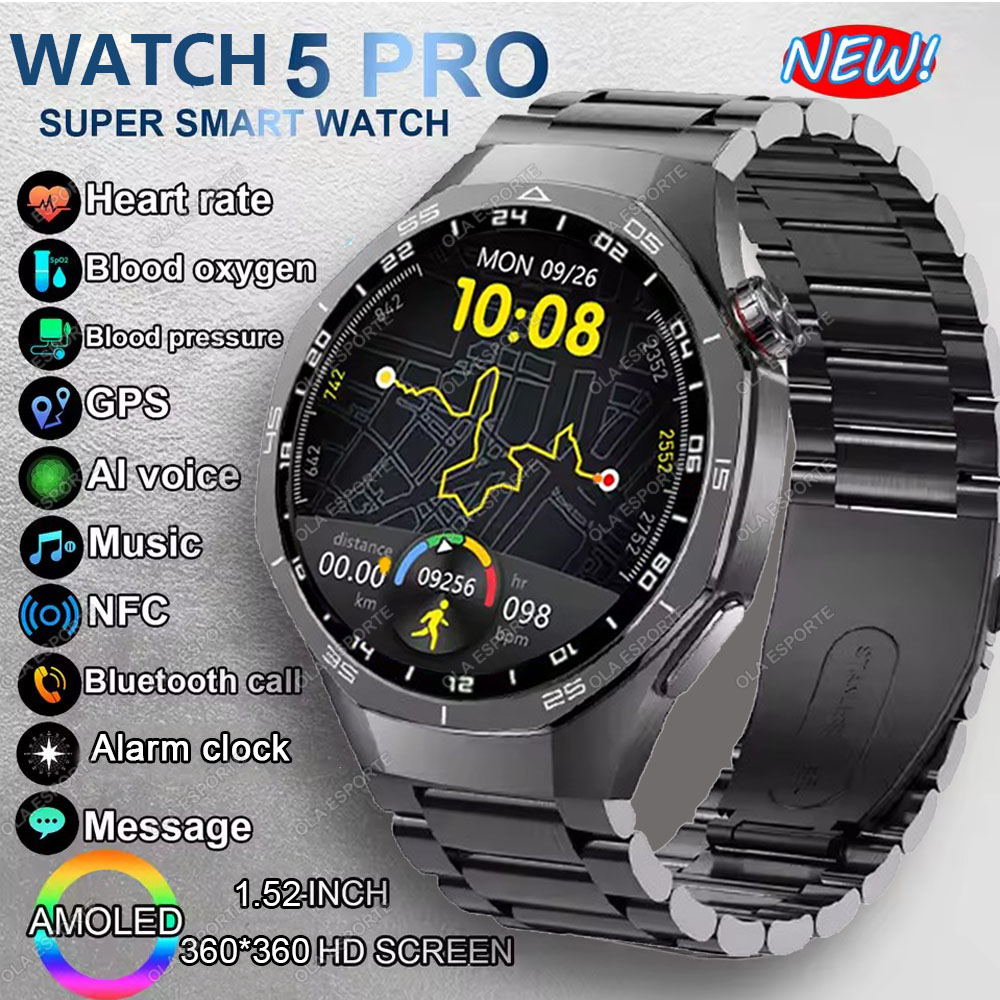Smartwatch Custom - Neue Watch 5 Pro Smartwatch 1,53
