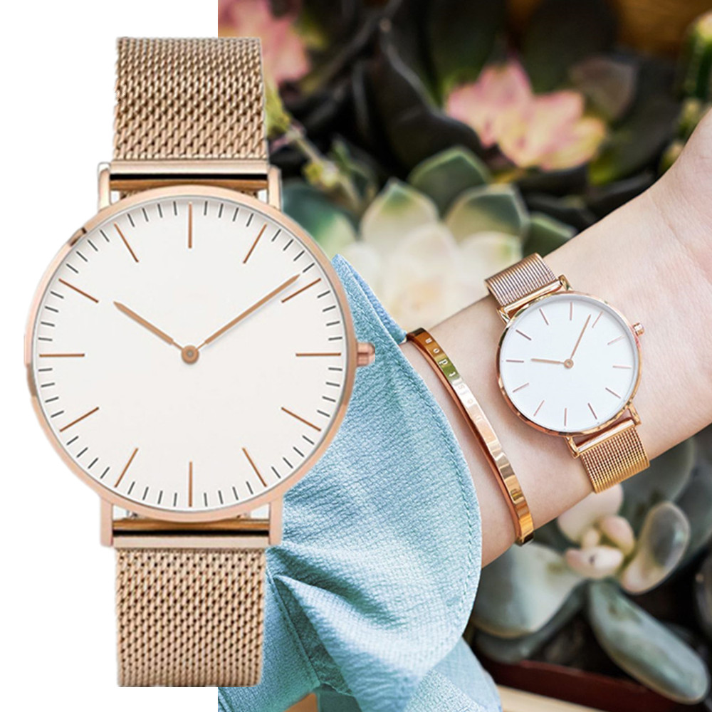 Stainless Mesh Band - Top Marke Luxus Uhren Frauen Mode