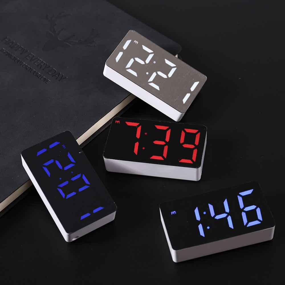 Smartwatch Faces - LED elektronische Uhr Spiegel Wecker Heimtextilien