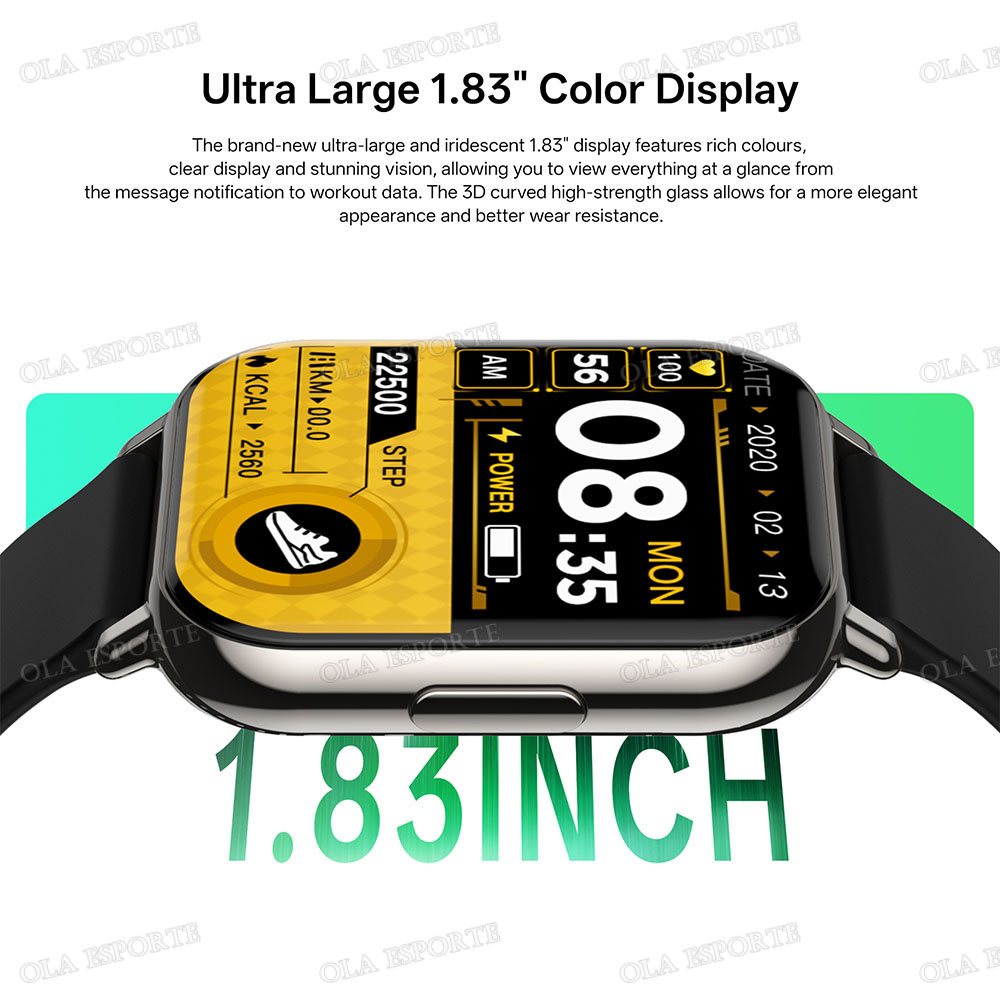 Neue Smartwatch 1,83'' wasserd – Smartwatch X12 Bewertung und Preis