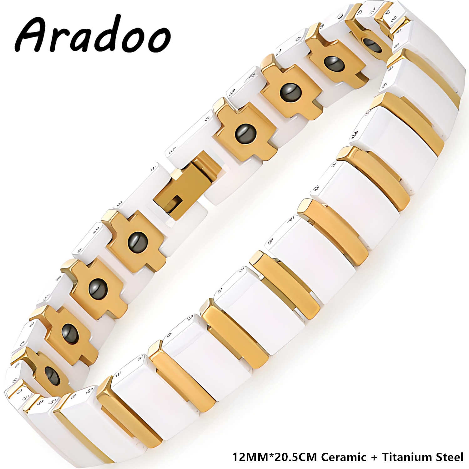 ARADOO Premium Keramikarmband  – Ceramic Link Bracelet Bewertung und Preis