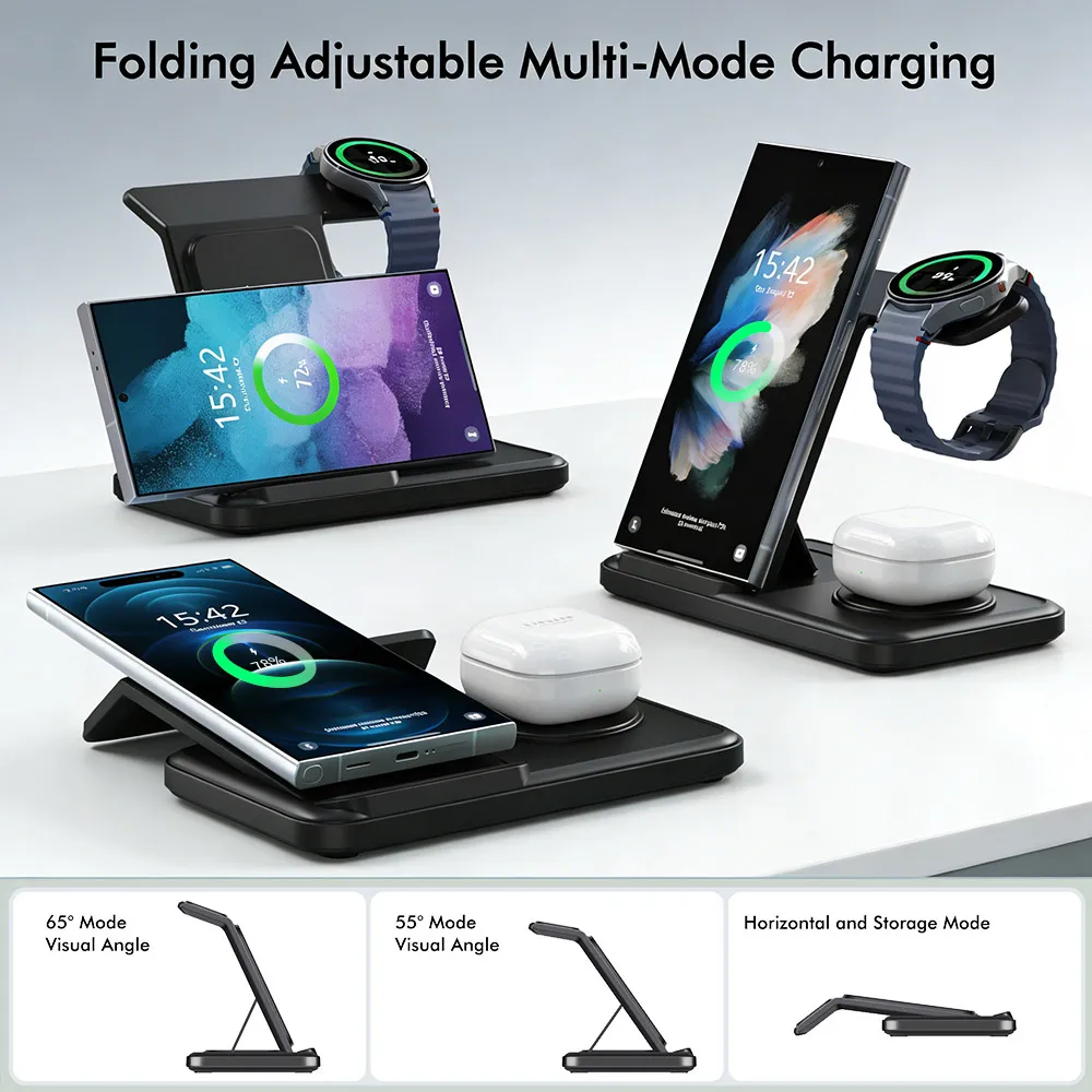 3-in-1 Kabellose Ladestation f – Wireless Charger Watch Bewertung und Preis