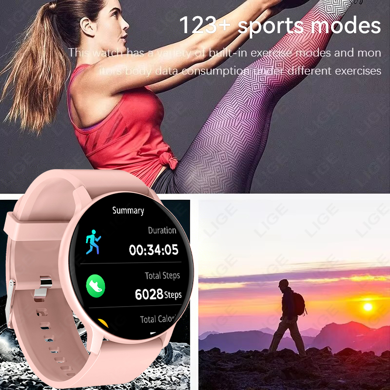 LIGE 2026 Smartwatch mit DIY-Z – Smartwatch Faces Bewertung und Preis
