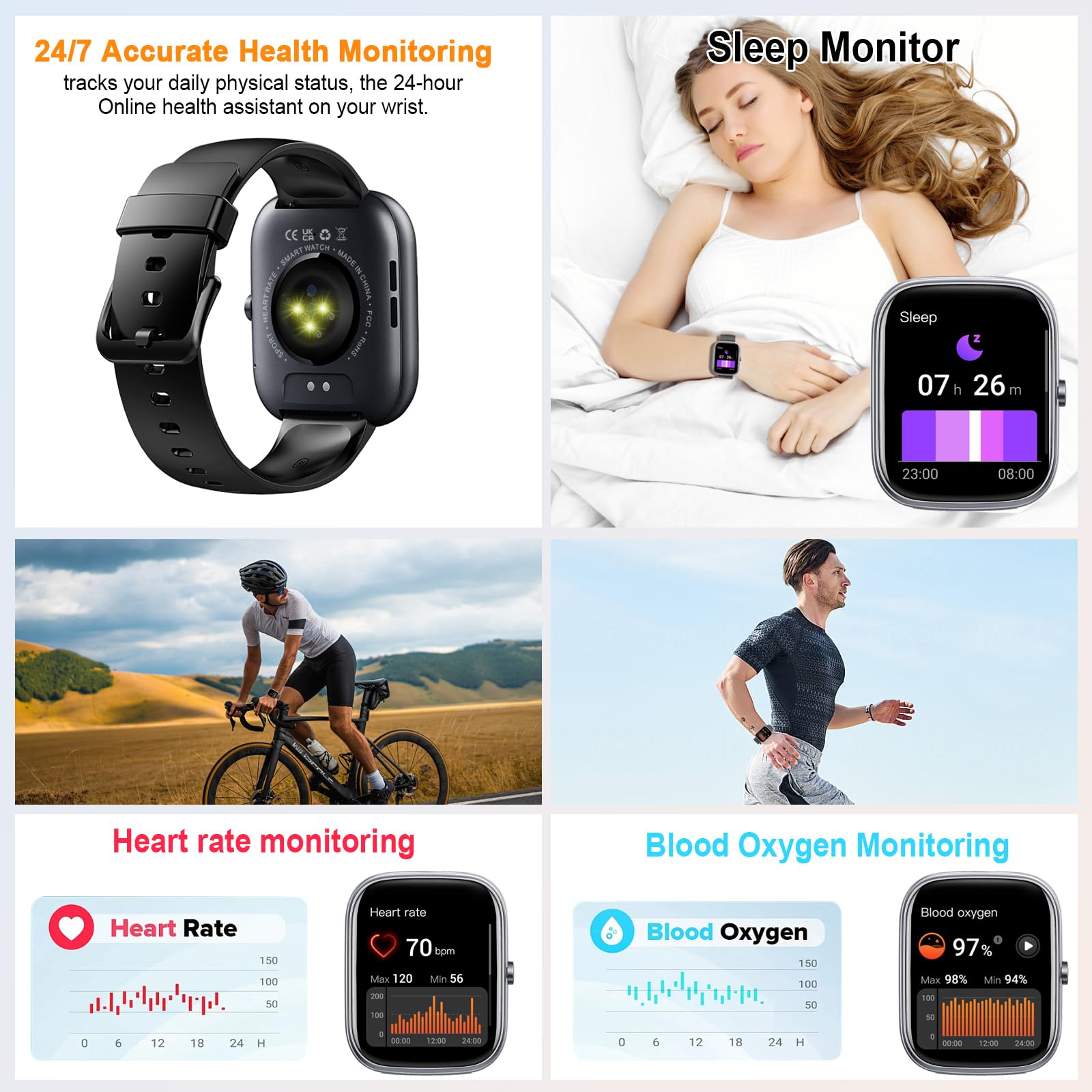 Smartwatch, 1,91-Zoll-Smartwat – Smartwatch Faces Bewertung und Preis