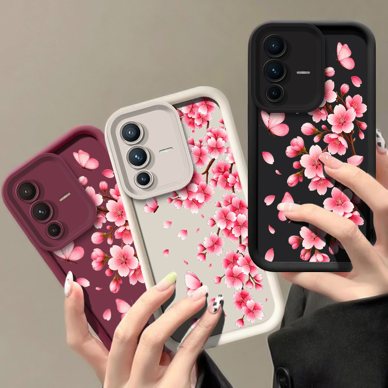 Handyhülle mit rosa Kirschblüt – Vivo V40 Bewertung und Preis