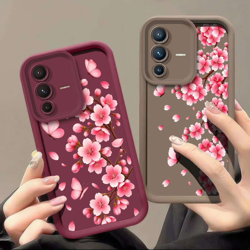 Handyhülle mit rosa Kirschblüt – Vivo V40 Bewertung und Preis