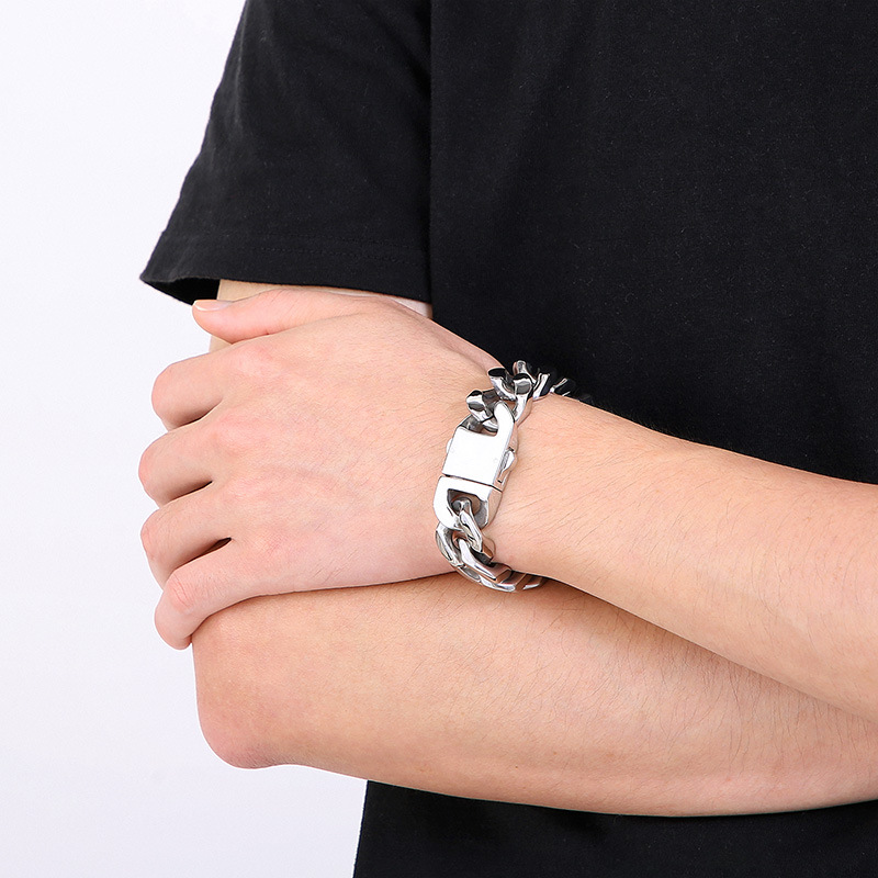 20mm schwere Punk Retro kubani – Ceramic Link Bracelet Bewertung und Preis