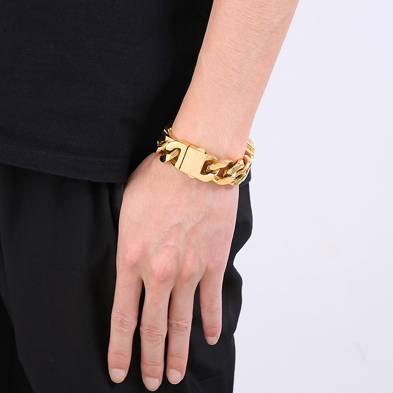 20mm schwere Punk Retro kubani – Ceramic Link Bracelet Bewertung und Preis
