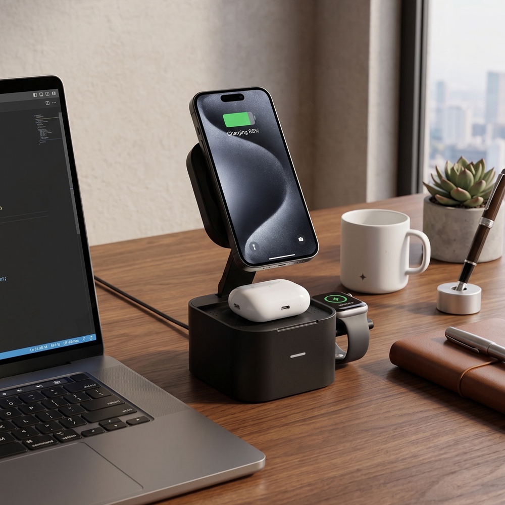 3-in-1 25W Magnetisches Kabell – Wireless Charger Watch Bewertung und Preis