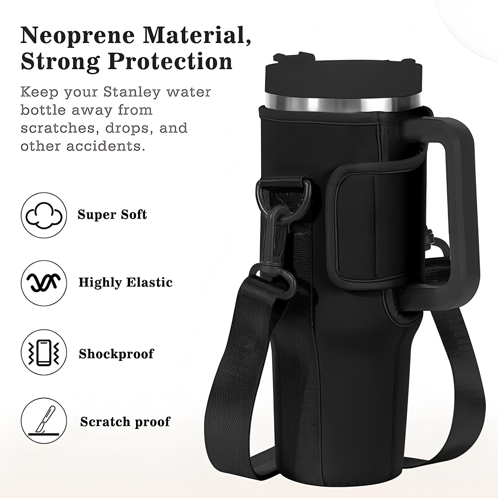Große 40oz isolierte auslaufsi – Rugged Sport Strap Bewertung und Preis