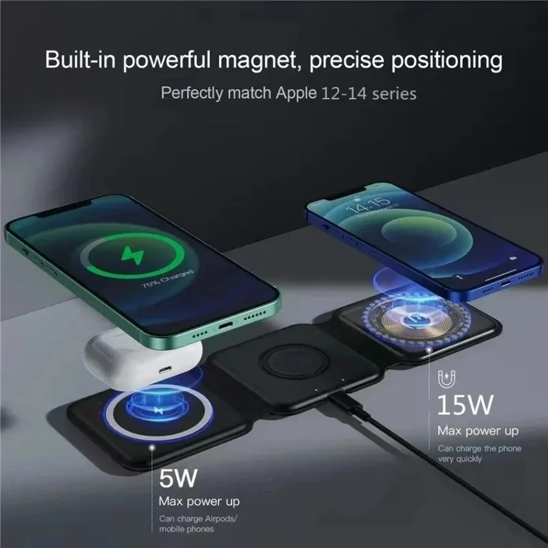 3-in-1 Tragbares Magnetisches  – Wireless Charger Watch Bewertung und Preis
