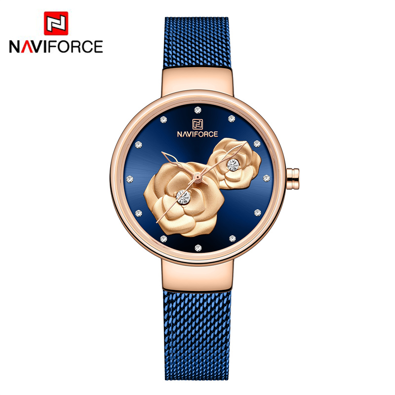 NAVIFORCE Luxus-Damenuhr-Set m – Stainless Mesh Band Bewertung und Preis